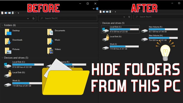 Ẩn Library và Thư mục Special khỏi File Explorer trên Windows