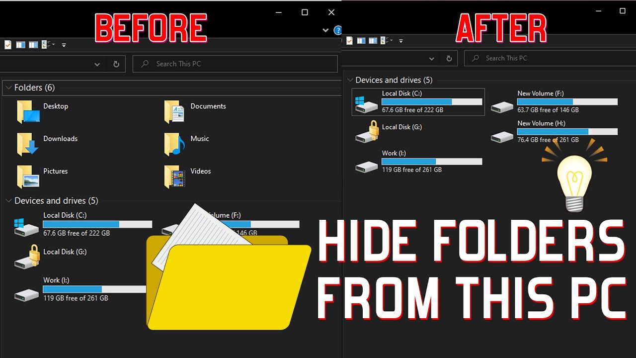 Ẩn Library và Thư mục Special khỏi File Explorer trên Windows