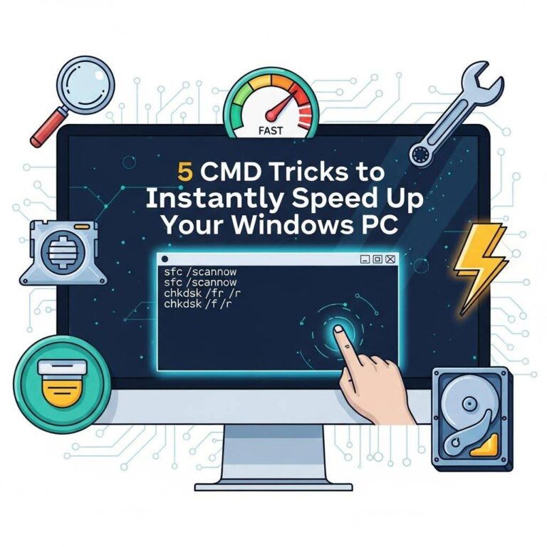 Tăng Tốc Máy Tính Chỉ Với Vài Lệnh CMD Đơn Giản: Dọn Dẹp, Sửa Lỗi và Tối Ưu Hiệu Suất!