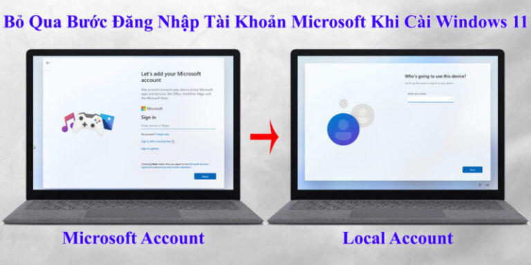 Cách Bypass Tài Khoản Microsoft Win 11 Khi Shift+F10 Bị Khóa (Mới)