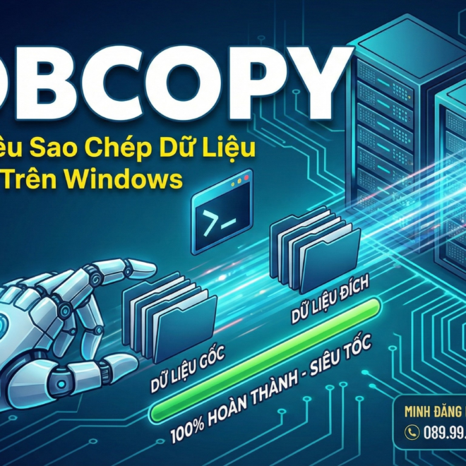 Robocopy: Công cụ sao chép dữ liệu “thần thánh” bị lãng quên trên Windows